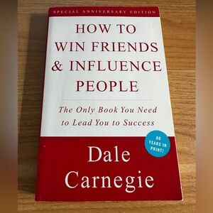 “How To Win Friends & Influence People” Paperback Book by Dale Carnegie
